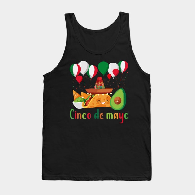 cinco de mayo celebrating for lovers of cinco de mayo 5th day Tank Top by SecuraArt